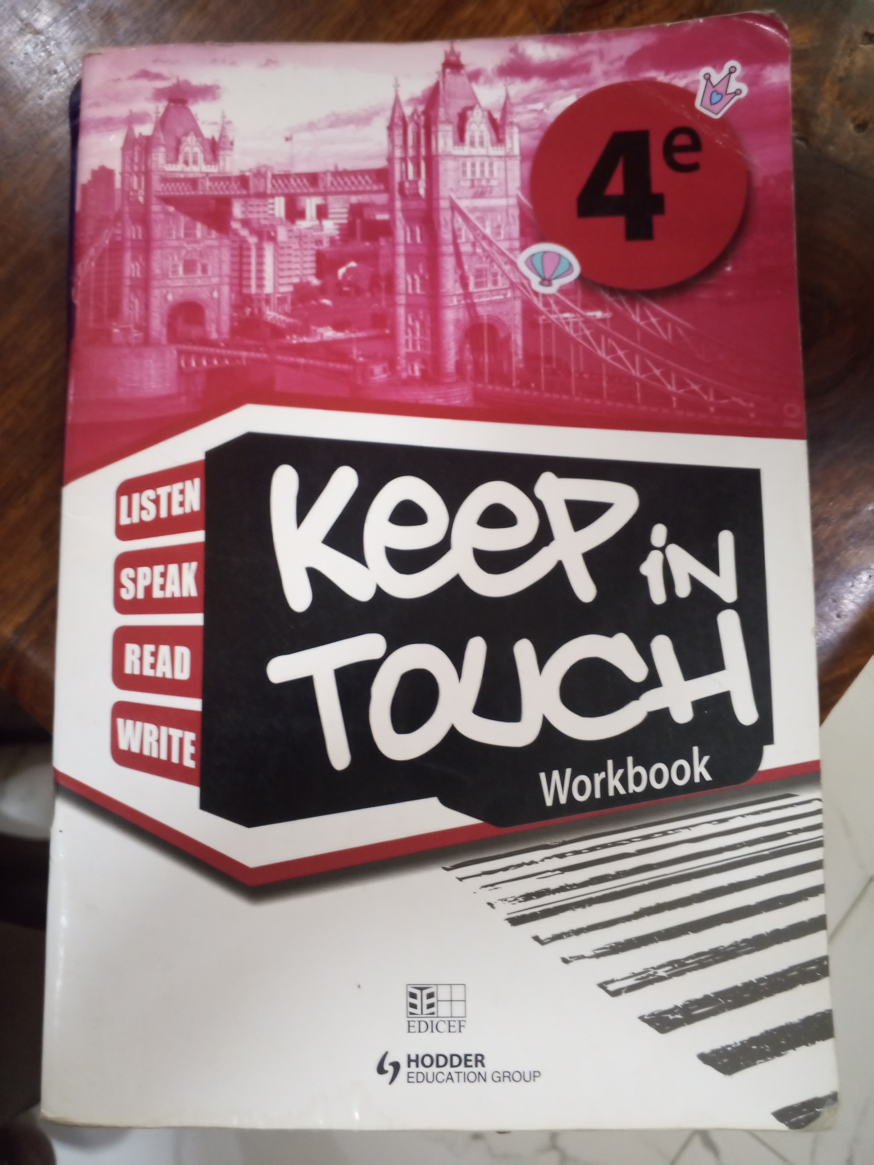 Livre d'anglais 4e