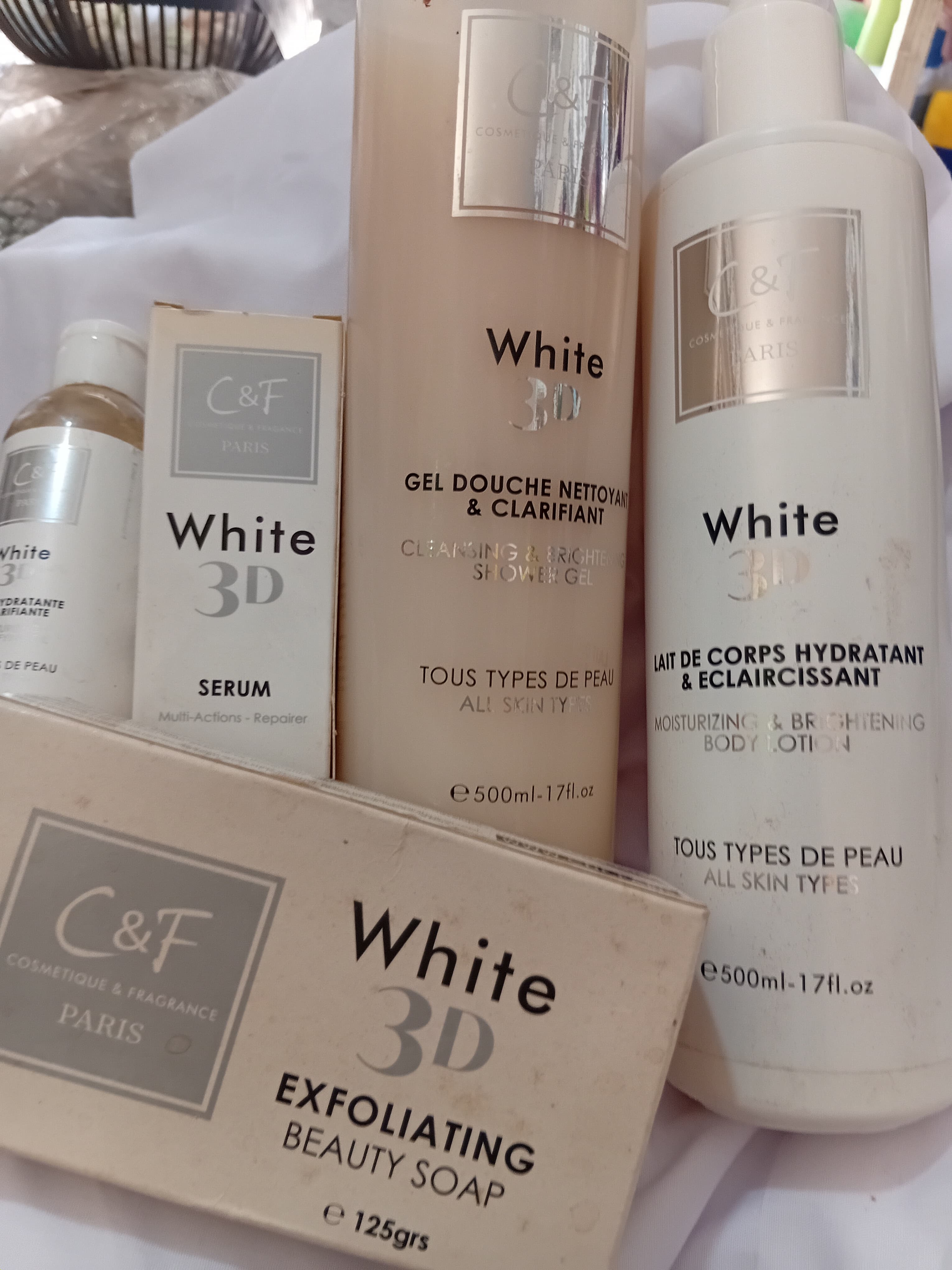 Lait de corps White 3D